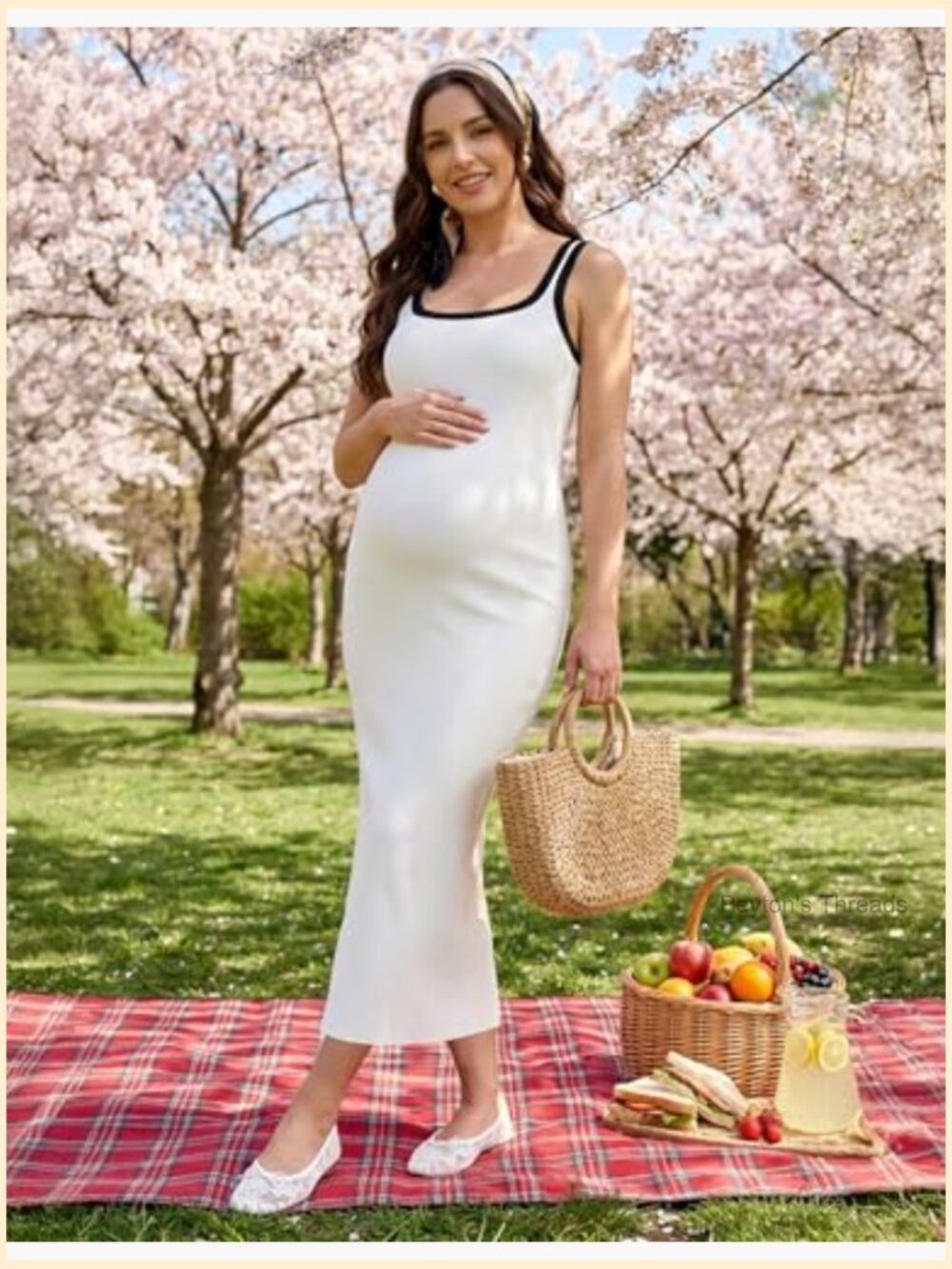 Sleeveless Square Neck Side Slit Knit Bodycon Midi Dress Summer Vacation Beach - Picture 2 of 7
